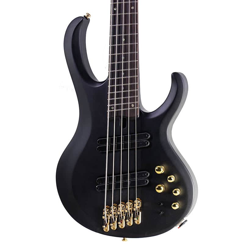 2026 Ibanez BTB Bass Workshop BTB605LM 5-string Black Flat image 1