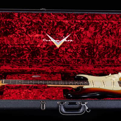 Fender Custom Shop Willcutt True '62 Stratocaster Journeyman Relic 3-Color Sunburst 59 C - R115420 - 7.67 lbs image 7