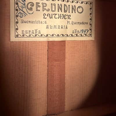 1997 Gerundino Fernandez Flamenco Guitar image 7