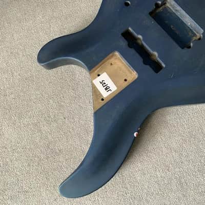 Unknown Metallic Blue 4/5 String Bass Body DIY - blue image 7