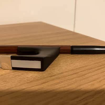 Double Bass German Frog Bow - Roy Collins - Pernambuco - 1/4 Size - Unique image 8