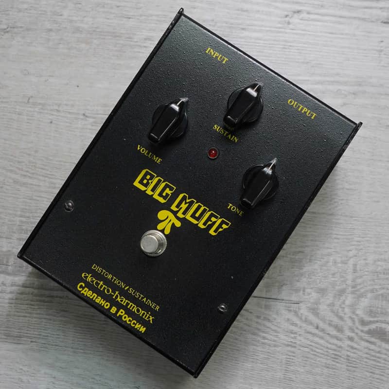 Electro-Harmonix Big Muff Pi Russia Black Large Box image 1