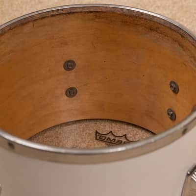 1980s Ludwig 7x10" White Cortex Concert Tom imagen 7