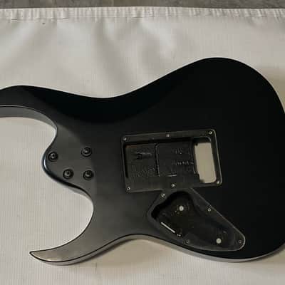 2007 Indonesian Ibanez RG5EX1 Flat Black Basswood Guitar Body Floyd Ready image 10