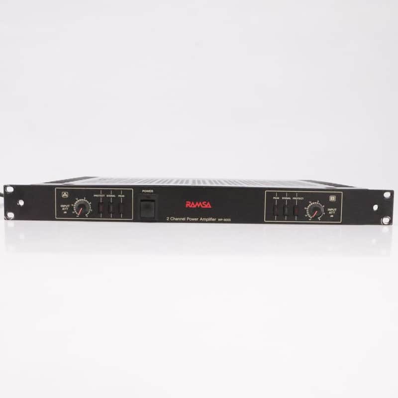 Panasonic Ramsa WP-9055 2 Channel Power Amplifier Amp 100w 1U