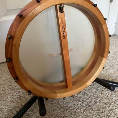 Nate Calkins 11” Open Back Banjo Cherry image 6