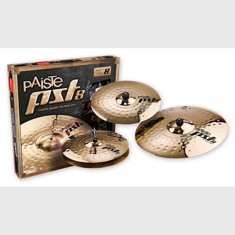 Paiste PST 8 Reflector Rock Cymbal Set 14/16/20 image 1