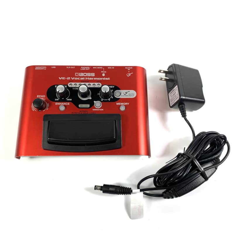 Boss VE-2 Vocal Harmonist Multi-Effect Unit 2014 - Present - Red