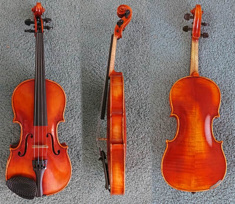 RESTORED KARL HOFNER 3/4 TRADE VIOLIN MADE IN BUBENREUTH GERMANY WITH SOFT CASE, BOW & SHOULDER REST imagen 1