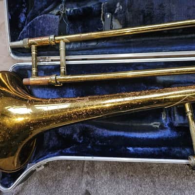 King Cleveland 605 Model Tenor Trombone Brass, USA image 8
