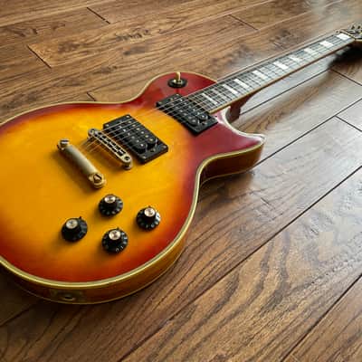 Vintage 1970s Greco EG 480 Electric Guitar LP Custom Burst Maxon Pickups les paul image 5