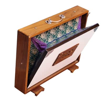 SHRUTI BOX~BIG SIZE (16" X 12" X 3")~13 NOTES~TUNING 440Hz~YOGA~MANTRA~CHANT~WITH BAG image 3