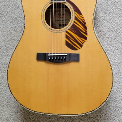 Fender PD-220E Dreadnought Acoustic Electric Guitar, Natural Finish, Hard Shell Case image 1