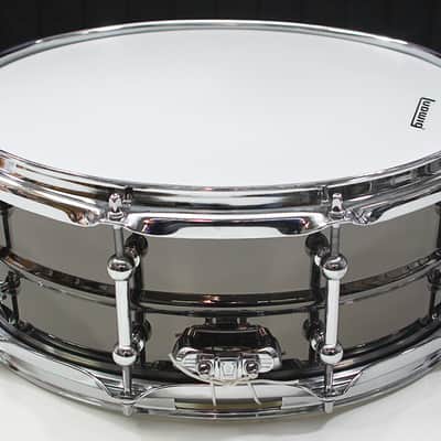 Ludwig Universal Black Brass 5.5" x 14" Snare Drum w/ Chrome Hardware & Flanged Hoops image 3