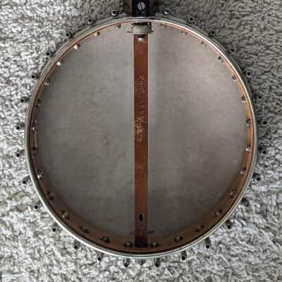 1899 S.S. Stewart Special Thoroughbred 5 string Open Back Banjo with hard case image 2