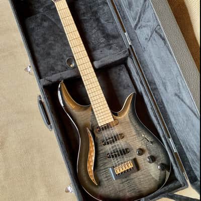 Wreck Guitars Blue Morpho Classic 2020 Trans Black Top Finish in High Gloss image 5