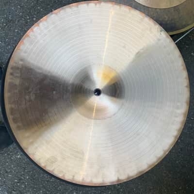 Paiste 14” 505 “Green Label” Heavy Hi Hats 1985 image 2