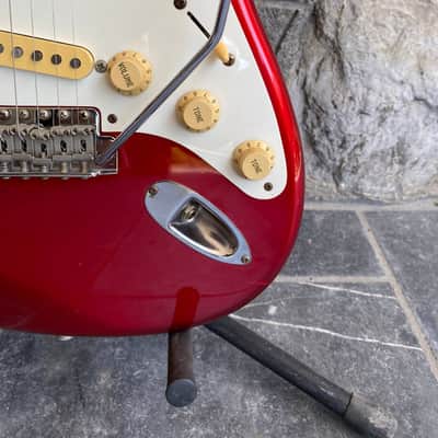 Fender Stratocaster ST-57AS 40th Anniversary - Candy Apple Red - Foto Flame (1994) image 4