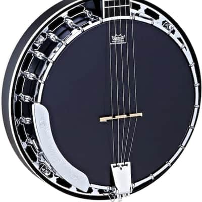 Ortega Guitars OBJ450-SBK Raven Series Banjo 5-string Resonator Body
