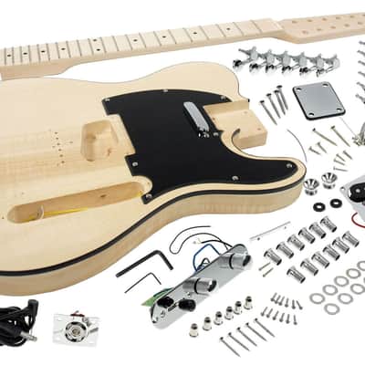 DIY 12 Strings Telecaster Guitar Kit Tele Project Basswood Body Bolt-on Maple Neck image 1