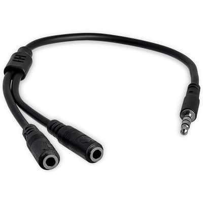 StarTech - MUYHSMFF - 3.5 mm Headset Adapter With Separate Headphone/Microphone image 2