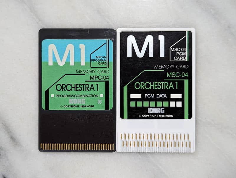 Korg M1 Orchestra 1 MPC-04 ROM Memory Cards image 1