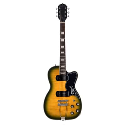 Airline Guitars Tuxedo Dragonburst Flame image 6