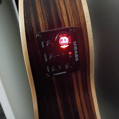 Kala UBASS-EBY-FL U-Bass Striped Ebony Fretless Ukulele Bass 2010s - Natural image 6