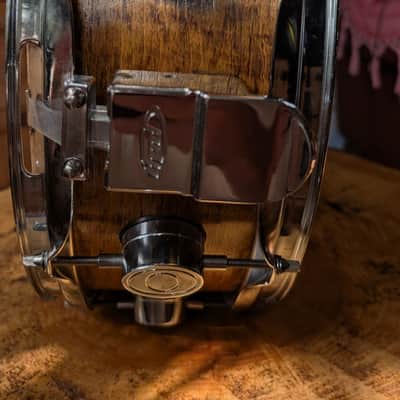 PDP X7 14x5 All-Maple Snare Drum 2010s - Originally finished in PDP’s Candy Apple Red FinishPly wrap. The factory wrap was later removed and the maple shell was stained and polyurethane-finished. image 6