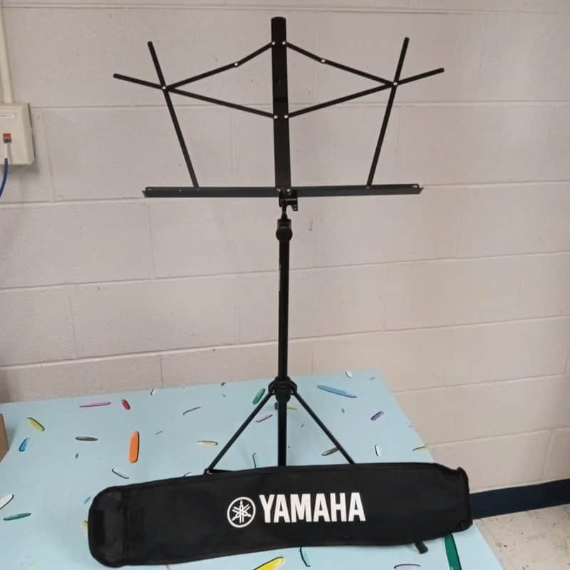 YAMAHA Music book/Sheets adjustable stand with carrying case image 1