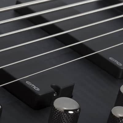 Schecter Stiletto Studio-6 See-Thru Black Satin image 8