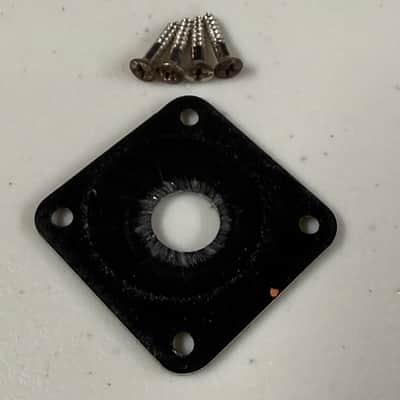 1954-60 Gibson Les Paul Input Jack Plate with Screws (M-459) image 2