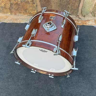 Rare Vintage Tama Superstar 20x14 Bass Drum Super Mahogany image 13