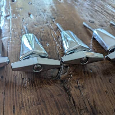 Pearl Bass Drum Tension Rods and Claws (x8) 1990s image 7
