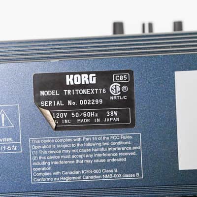 Korg Triton Extreme 76 76-Key 120-Voice Polyphonic Workstation CG012M2 image 17