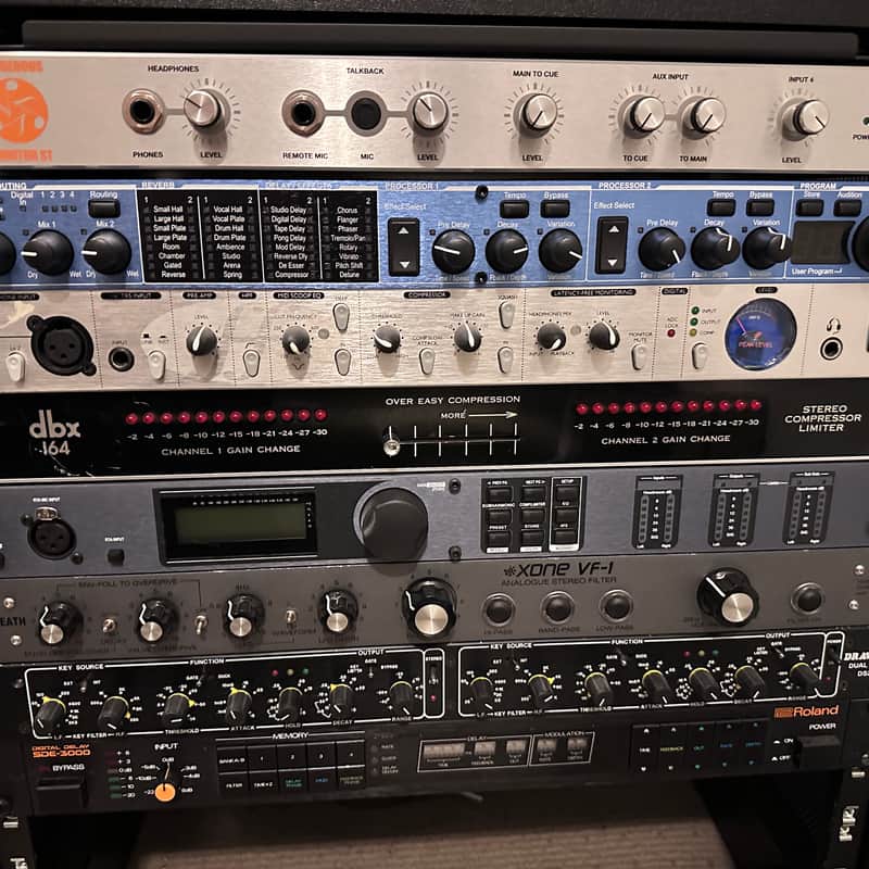 2000s Focusrite Platinum TrakMaster Pro Channel Strip Silver