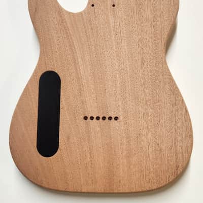 Shepard Custom Guitars Custom Telecaster Body Semi-hollow Backroute F Hole Optional Curly Maple Top 2026 - Unfinished image 4