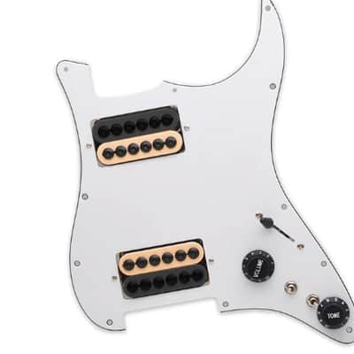 DOUBLE HUMBUCKER SPLIT COIL LOADED PICKGUARD STRATS image 7