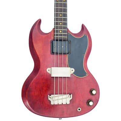 1962 GIBSON EB-0 BASS - CHERRY - OHSC image 2