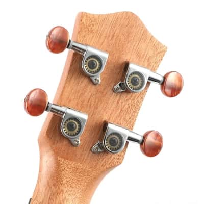 Zebrawood Body 23 inch Concert Ukulele with Ukulele Set Tuner Strap Nylon Strings image 10