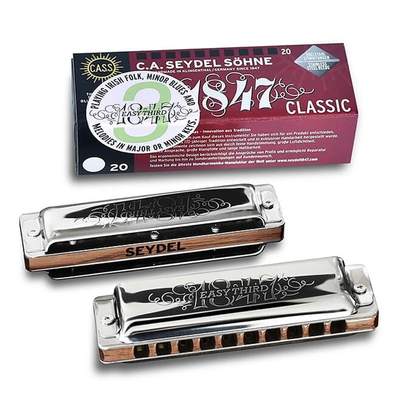 SEYDEL 1847 Classic Easy Third 20-Stimmen Low D Richter Mundharmonika mit Edelstahl-Stimmzungen image 1