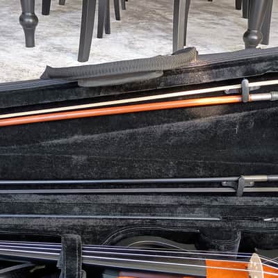 Electric Violin Silent Practice Carbon Fiber & Wood Quality MAX Case and 2 Bows image 5