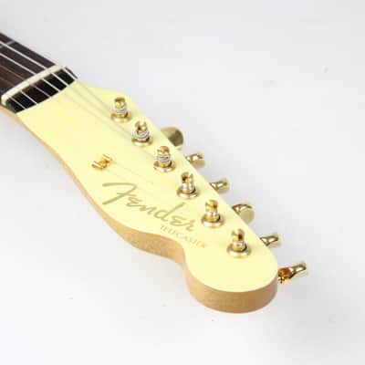 Fender Custom Telecaster 1999 MIJ Vintage White and Gold MINT The Edge U2 image 22