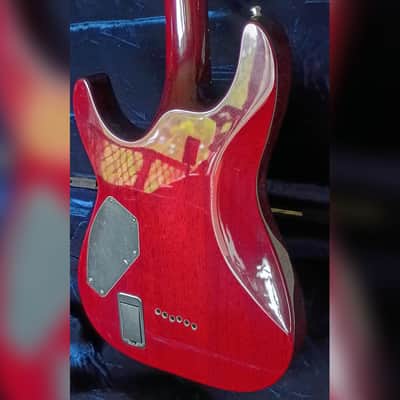 2007 Schecter Hellraiser C-1 Hardtail (String-Thru) - Black Cherry image 9