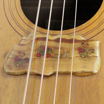 Vintage 1972 Ernie Ball Earthwood Acoustic Bass Guitar Natural Finish image 17