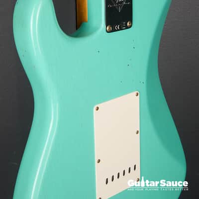 Fender Custom Shop 59 Stratocaster Rosewood Journeyman Super Faded Aged 2025 - Sea Foam Green (Cod.1926NG) image 14