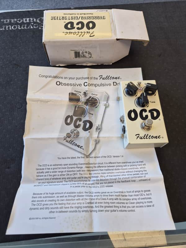 Fulltone OCD V1.4 Obsessive Compulsive Drive Overdrive Pedal image 1