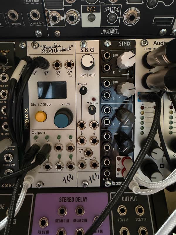 ALM/Busy Circuits ALM006 S.B.G. Effects Pedal Adapter Eurorack Synth Module 2020 - Present - Silver image 1