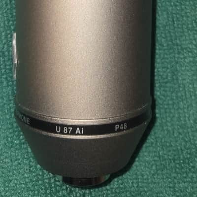 Neumann U 87 Ai Large Diaphragm Multipattern Condenser Microphone 1986 - Present - Nickel image 2