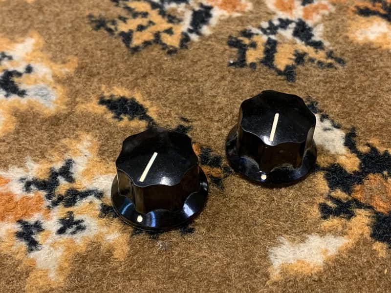 Vintage Original Fender Jazz Bass Knobs image 1